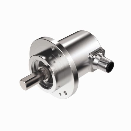 Turck REM-E Series Absolute Absolute Encoder, Solid Type, 10mm Shaft [REM-E-118T10C-3C13S12M-H1181]; 282-4184