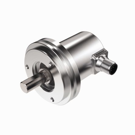 Turck REM-E Series Absolute Absolute Encoder, Solid Type, 10mm Shaft [REM-E-118T10S-3C13S12M-H1181]; 282-4185