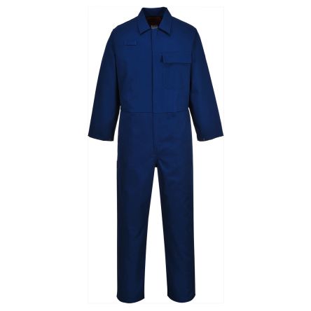 Portwest Navy Reusable Coverall, 5XL [C030NAR5XL]; 282-4287