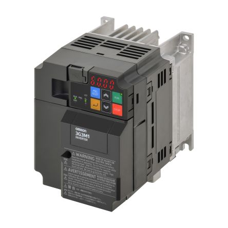Omron Variable Speed Drive, 3 kW, 3 Phase, 400 V ac, 6.9 A, M1 Series [3G3M1-A4022]; 282-4567