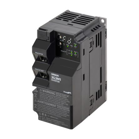 Omron Variable Speed Drive, 0.55 kW, 1 Phase, 200 V ac, 3.5 A, M1 Series [3G3M1-AB004-ECT]; 282-4582