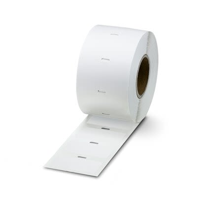 Phoenix Contact EML White White Print Label, 100mm Width, 73mm Height, 300Per Roll Qty [0817125]; 282-4651