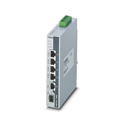 Phoenix Contact FL SWITCH, Unmanaged 6 Port Industrial Ethernet Switch With PoE [1026932]; 282-4652