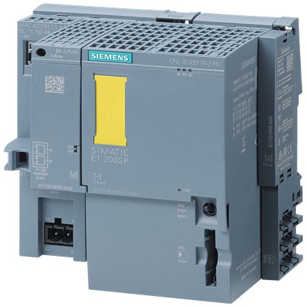 Siemens SIMATIC ET 200SP Series PLC CPU for Use with SIMATIC ET 200SP, 24 V Supply [6ES7514-2WN03-0AB0]; 282-4697