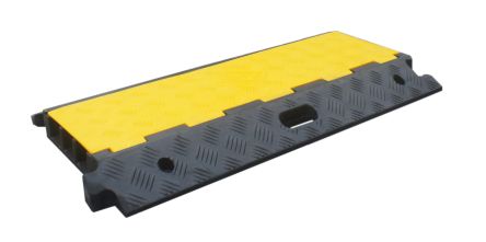 Viso 910mm Black/Yellow Cable Cover in Rubber, Thermoplastic, 65mm Inside dia. [CP1071]; 282-4746