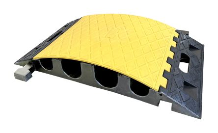 Viso 600mm Black/Yellow Cable Cover in Rubber, Thermoplastic, 90mm Inside dia. [CPTRUCK]; 282-4750