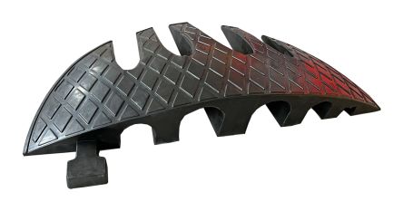 Viso 400mm Black Cable Cover in Rubber, 90mm Inside dia. [CPTRUCKEND]; 282-4752