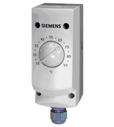Siemens S55700 Wall Mount Temperature Control Module, 55 x 156 x 72mm, 24 V ac Supply Voltage Temperature Control [RAK-TR.1000B-H / S55700-P111]; 282-5212