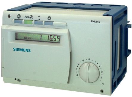 Siemens S55370 Series Controller for Use with 1 Programmable Heating Circuit, Digial, Voltage, 230 V ac [RVP340 / S55370-C136]; 282-5242