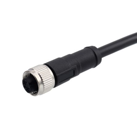 RS PRO Straight Female 4 way M12 to Cable, 2m [0]; 282-5375