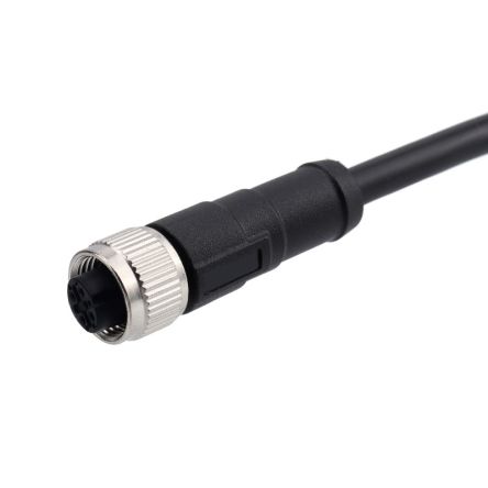 RS PRO Straight Female 5 way M12 to Cable, 2m [0]; 282-5379