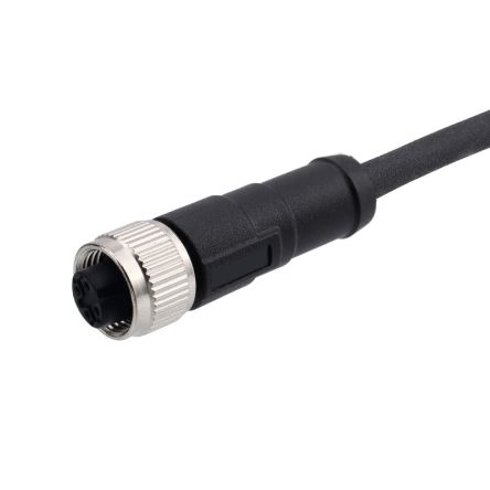 RS PRO Straight Female 4 way M12 to Cable, 5m [0]; 282-5388