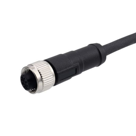 RS PRO Straight Female 5 way M12 to Cable, 5m [0]; 282-5389