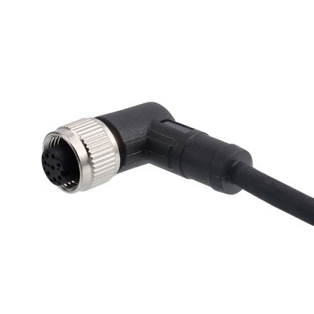 RS PRO Right Angle Female 8 way M12 to Cable, 10m [0]; 282-5402