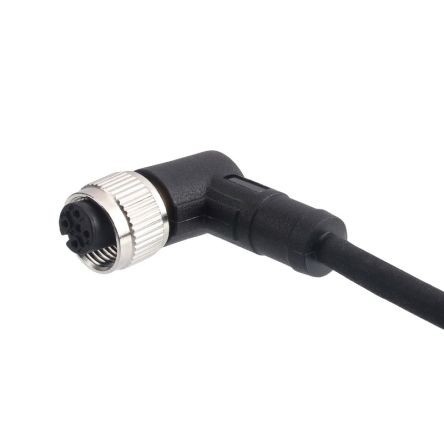 RS PRO Right Angle Female 5 way M12 to Cable, 5m [0]; 282-5403