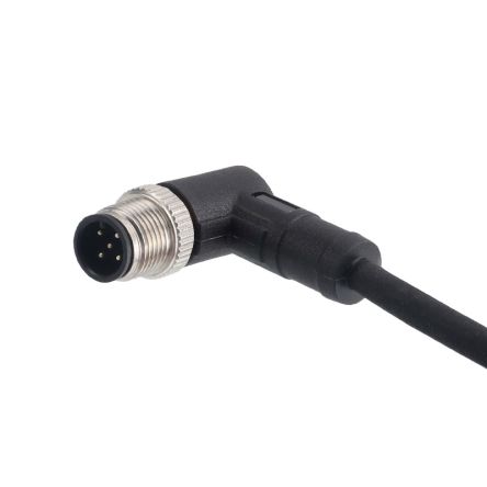RS PRO Right Angle Male 5 way M12 to Cable, 3m [0]; 282-5405
