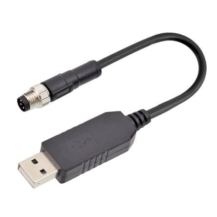 RS PRO Straight Male 4 way M8 to Straight Male 4 way USB 2.0 Cable, 2m [0]; 282-5439