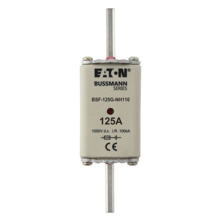 Eaton 125A Tag Fuse, NH1, 1kV [BSF-125G-NH110]; 282-6180