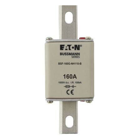 Eaton 160A Tag Fuse, NH1, 1kV [BSF-160G-NH110-B]; 282-6182