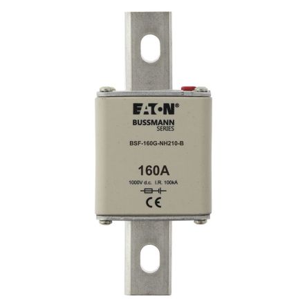 Eaton 160A Tag Fuse, NH2, 1kV [BSF-160G-NH210-B]; 282-6183