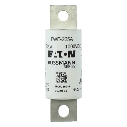 Eaton 225A Tag Fuse, 40mm, 1kV [FWE-225A]; 282-6197