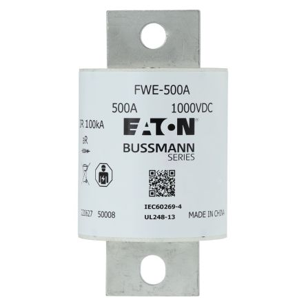Eaton 500A Tag Fuse, 60mm, 1kV [FWE-500A]; 282-6204