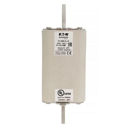 Eaton 355A Tag Fuse, 3L, 1.5kV [PV-355A-3L-15]; 282-6213