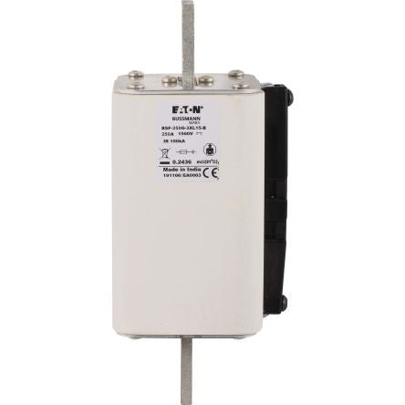 Eaton 250A Tag Fuse, 3L, 1.5kV, 170mm [BSF-250G-3XL15-B]; 282-6477