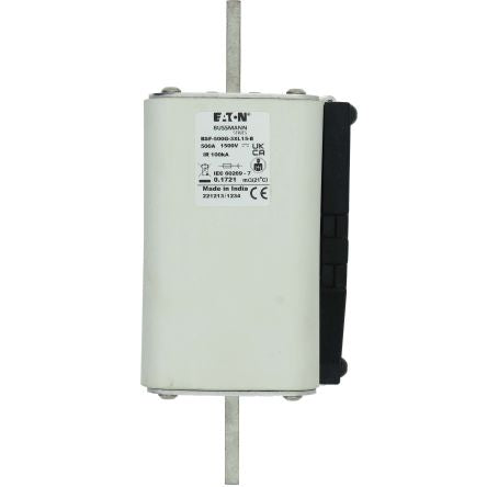 Eaton 500A Tag Fuse, 3L, 1.5kV, 170mm [BSF-500G-3XL15-B]; 282-6487