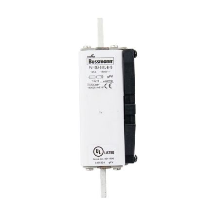 Eaton 125A Tag Fuse, 01XL, 1.5kV, 163mm [PV-125A-01XL-B-15]; 282-6498