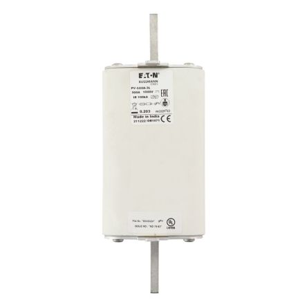 Eaton 500A Tag Fuse, 3L, 1kV, 205mm [PV-500A-3L]; 282-6536
