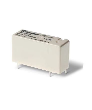 Finder PCB Mount Power Relay, 6V dc Coil, 10A Switching Current, SPDT [434170064000]; 282-6650