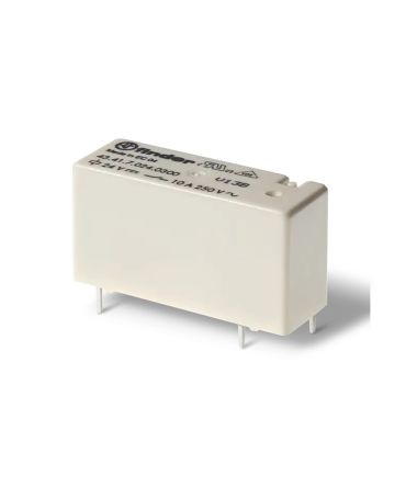 Finder PCB Mount Power Relay, 9V Coil, 10A Switching Current, SPDT [434170094000]; 282-6651