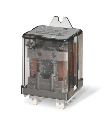 Finder Flange Mount Power Relay, 230V ac Coil, 16A Switching Current, DPDT [628282304000]; 282-6682