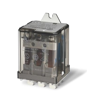Finder Flange Mount Power Relay, 24V ac Coil, 16A Switching Current, 3PDT [628380244000]; 282-6688