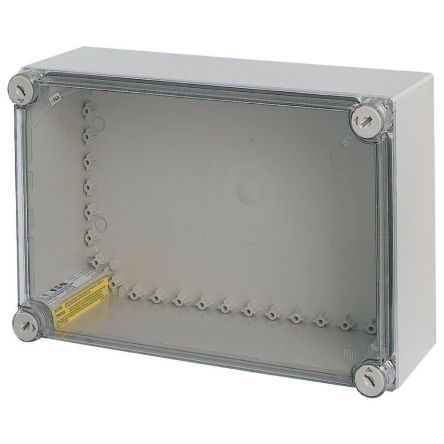 Eaton 1891 Series Grey Polycarbonate General Purpose Enclosure, IP65 [002213 CI43X-125-NA]; 282-6991