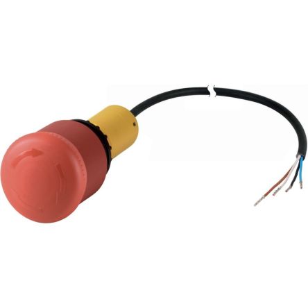 Eaton 185181 Series Turn to Release Emergency Stop Push Button, 38mm Cutout, 1 NC, IP65, IP66, IP67, IP69K [185181 C22-PVT-K11-P62]; 282-7056
