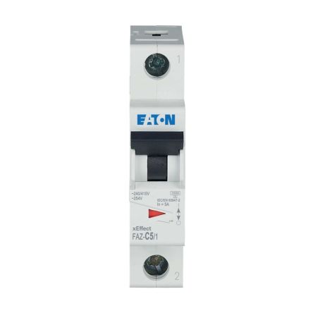 Eaton Moeller 278554 MCB, 1P, 5A Curve C [278554 FAZ-C5/1]; 282-7131