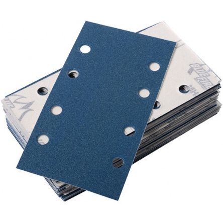 SAM 1458 Abrasive Sheets, 175mm 93mm [1458-40]; 282-7342
