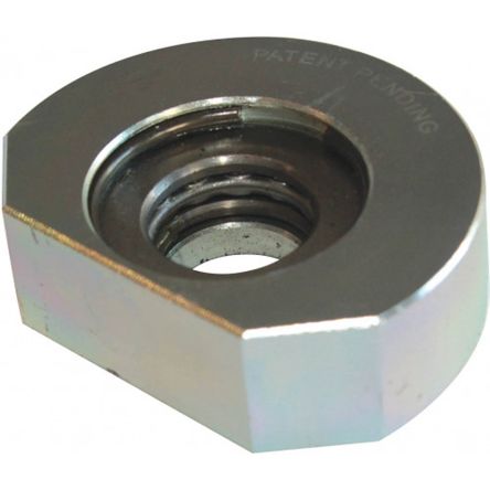 SAM Steel Hex Half Nut and Washers, 1 Pieces [DDE-14]; 282-9711