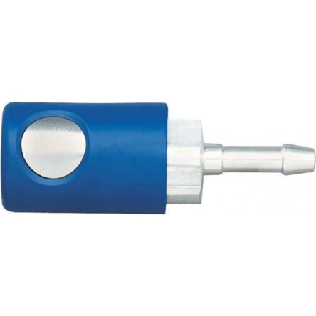 SAM Zinc Plated Steel Female, Male Pneumatic Quick Connect Coupling, 10mm [PN-2157]; 283-0116