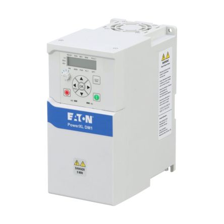 Eaton Inverter Drive, 2.2 kW, 1 Phase, 200 → 240 V ac, 11 A, DM1 Series [3-5047-004A DM1-12011EB-S20S-EM]; 283-0983