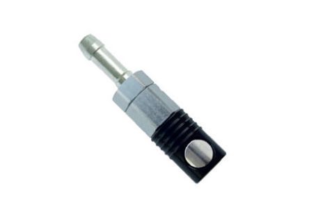Legris Anodised Aluminium, Nickel Plated Brass Female Pneumatic Quick Connect Coupling, M6 x 1 Female Hose Barb [18KPTF06APX]; 283-1258
