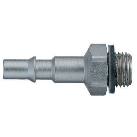Legris Nickel Plated Steel Male Pneumatic Quick Connect Coupling, BSPP 3/8 in Male Male Thread [18SFAW17SXN]; 283-1263