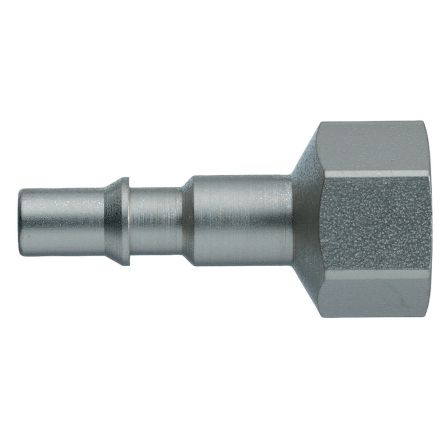 Legris Nickel Plated Steel Female Pneumatic Quick Connect Coupling, BSPP 1/8 in Female Female Thread [18SFIW13SXN]; 283-1264