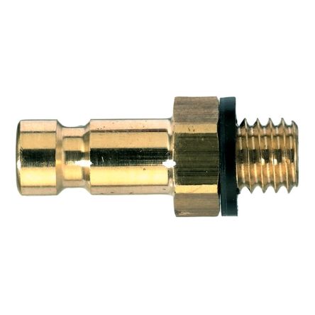 Legris Nickel Plated Brass Male Pneumatic Quick Connect Coupling, BSPP 1/8 in Male Male Thread [20SFAW10MXN]; 283-1287