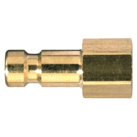 Legris Nickel Plated Brass Female Pneumatic Quick Connect Coupling, Metric M5 Female Female Thread [20SFIM05MXN]; 283-1289