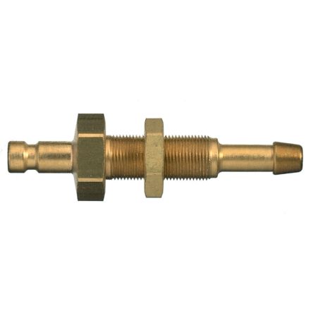 Legris Nickel Plated Brass Female, Male Pneumatic Quick Connect Coupling, Hose Barb [20SFTS03MXN]; 283-1298