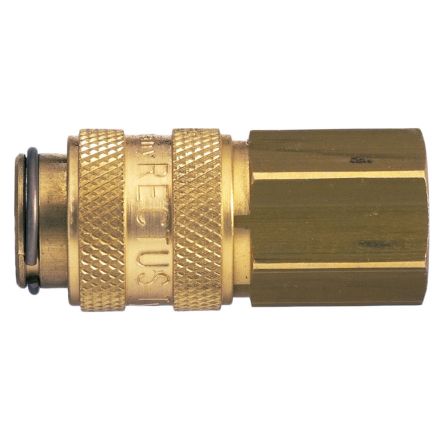 Legris Nickel Plated Brass Male Pneumatic Quick Connect Coupling, BSPP 1/4 in Male 16mm Male Thread [21KAIW13MPN]; 283-1307
