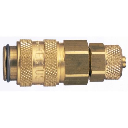 Legris Nickel Plated Brass Male Pneumatic Quick Connect Coupling, 16mm Male Thread [21KAKO06MPN]; 283-1308